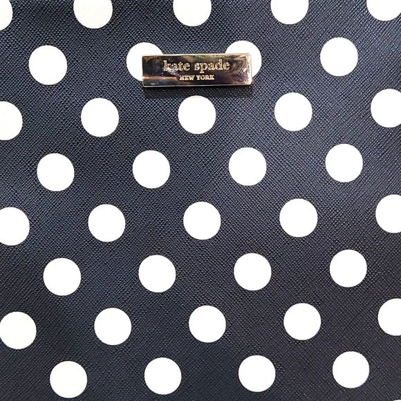 NWT! Kate Spade Margareta Picture Dot Print Leather Tote - Picture 2 of 8